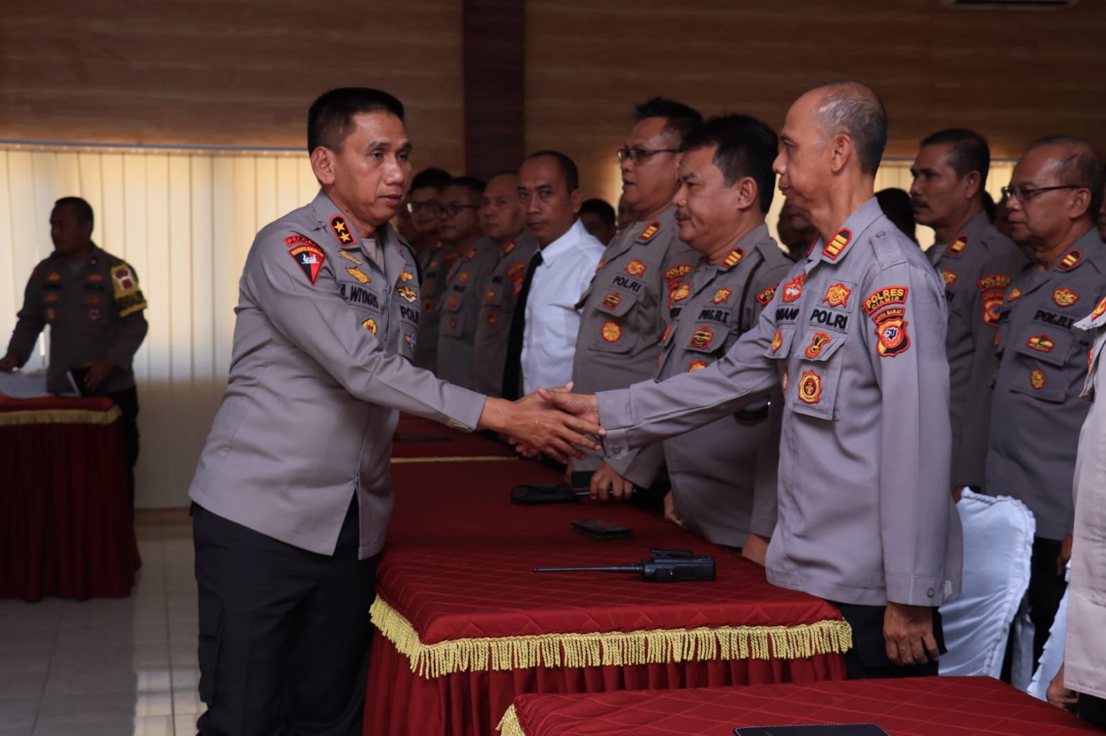 Kapolda Jabar Datang Ke Polres Ciamis, Ingatkan Marwah Institusi Polri