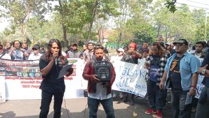  Jurnalis Sukabumi Bersatu Datangi Gedung DPRD Kabupaten Sukabumi