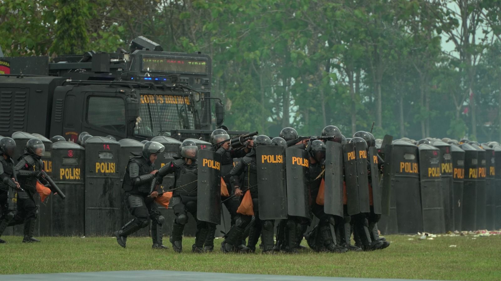 Polda Jabar Gelar Simulasi Penanganan Konflik Sosial di Mako Sat Brimob