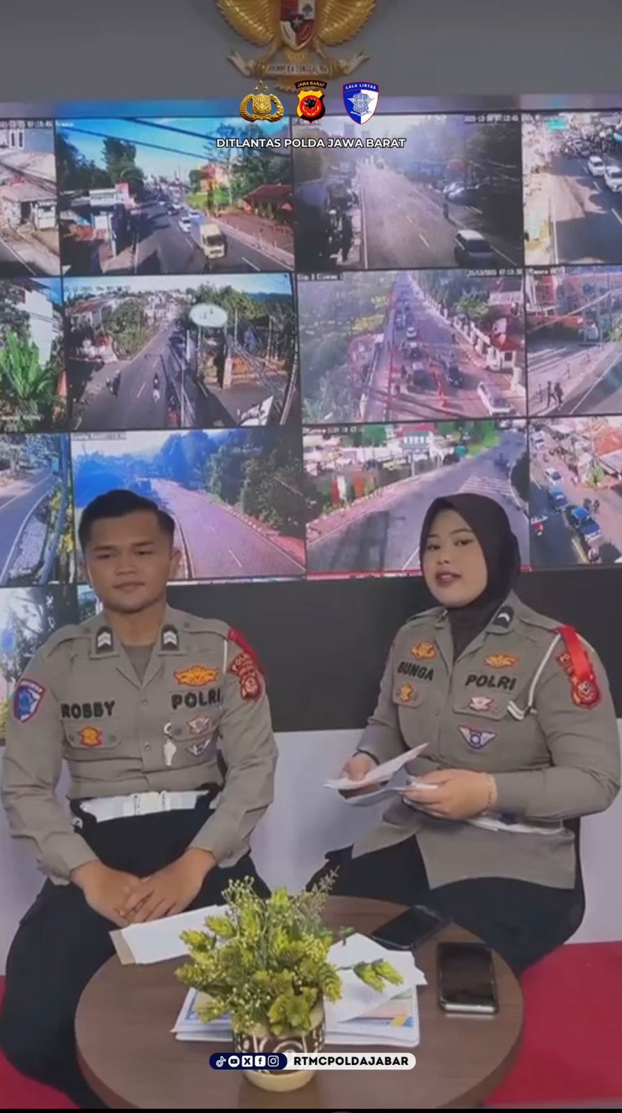 RTMC Ditlantas Polda Jabar Terus Berinovasi Sajikan Informasi Lalu Lintas Terkini Selama Operasi Nataru Lodaya 2025