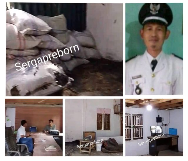 Kontroversi Kantor Desa Ujung Ladang Jadi Tempat Penyimpanan Pupuk Kompos