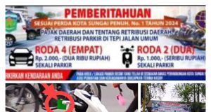Pungutan Parkir Tanpa Tiket Resmi di Kota Sungai Penuh Diduga IIegal