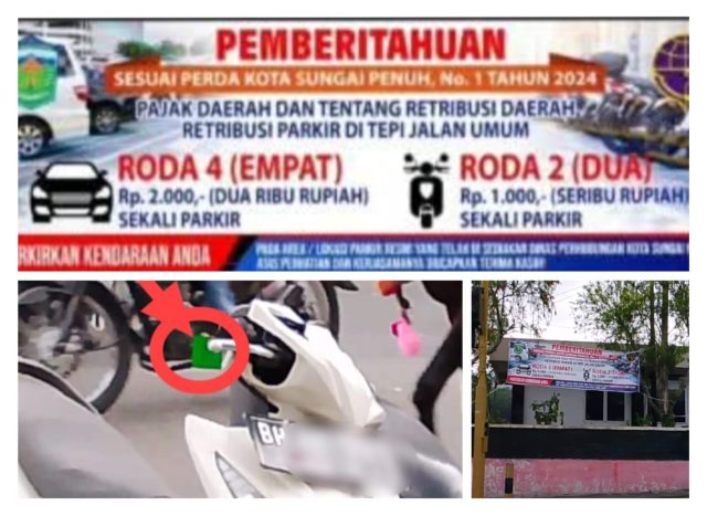 Pungutan Parkir Tanpa Tiket Resmi di Kota Sungai Penuh Diduga IIegal