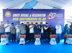 Sambut Hari Bhayangkara ke-80, Wakapolri dan Akpol ’90 Dhira Brata Gelar Bakti Sosial dan Kesehatan di Bogor