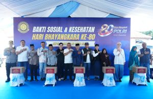 Sambut Hari Bhayangkara ke-80, Wakapolri dan Akpol ’90 Dhira Brata Gelar Bakti Sosial dan Kesehatan di Bogor