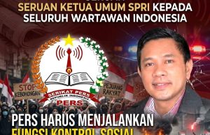 Pers Harus Jalankan Fungsi Kontrol Sosial, Jangan Jadi Panggung Propaganda dan Provokasi