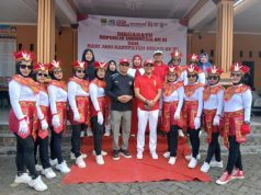 Sambut HUT RI Ke-81 dan Hari Jadi Kabupaten Bekasi Ke-76, Pemdes Cikarageman Gelar Gerak Jalan Santai dan Serukan Pilkades Damai