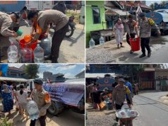 Sat Brimob Polda Jabar Peduli, Bantu Warga Tasikmalaya Dapatkan Air Bersih