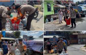 Sat Brimob Polda Jabar Peduli, Bantu Warga Tasikmalaya Dapatkan Air Bersih