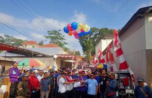 Ribuan Warga Desa Mulyasari Antusias Ikuti Jalan Sehat Yang Digelar Perusahaan Mandiri Jay