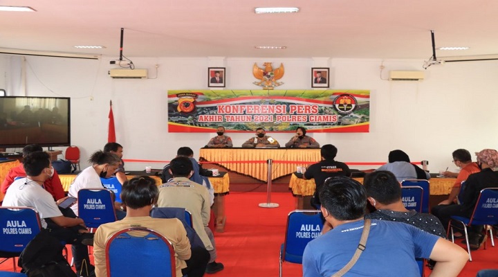 Bentuk Transparansi Dalam Satu Tahun Polres Ciamis Sampaikan Capaian Kinerja Transparansi Melalui Expose Capaian Kinerja
