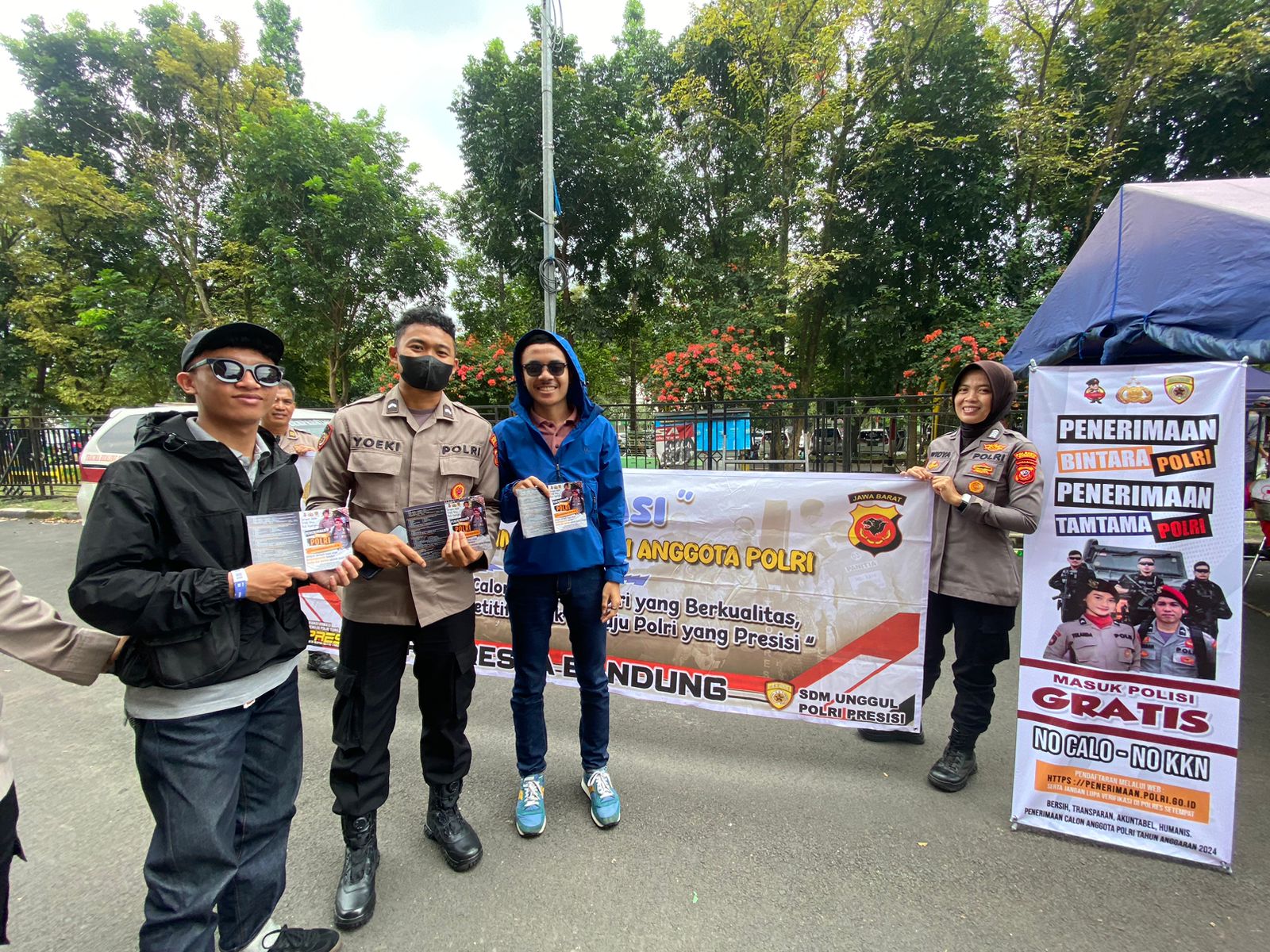 Polresta Bandung Laksanakan Sosialisasi Penerimaan Polri Tahun 2024