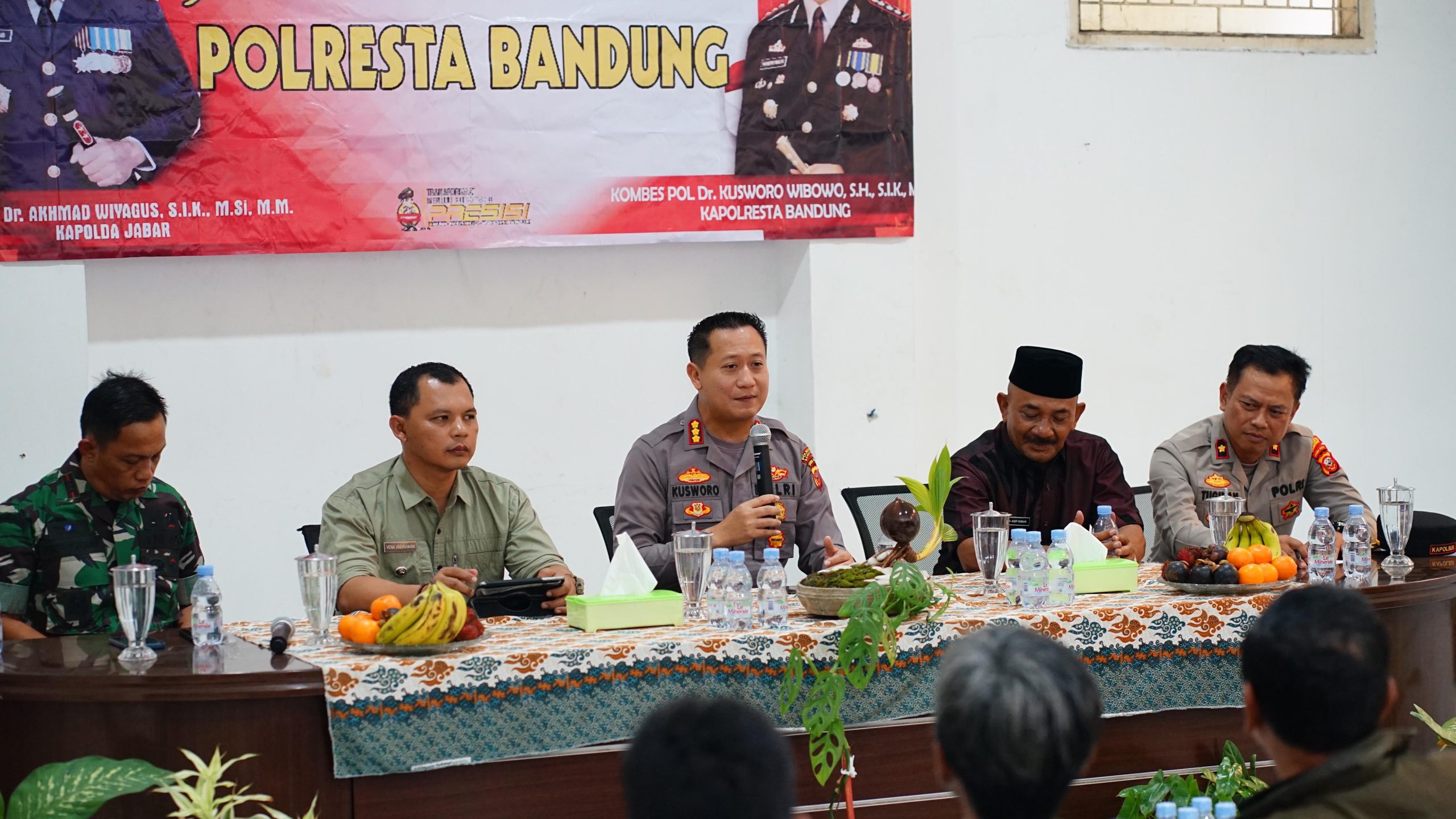 Jum’at Curhat Polresta Bandung, Warga Desa Cipagalo Keluhkan Macet di Bojongsoang