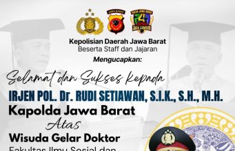 ‎*Kapolda Jabar Irjen Pol. Dr. Rudi Setiawan S.I.K., S.H., M.H Raih Gelar Doktor di Universitas Airlangga*