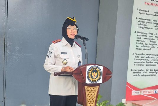 Lapas Perempuan Kelas IIA Jakarta Teguhkan Komitmen Bebas Narkoba dan Handphone Lewat Apel Ikrar Bersama