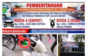 Pungutan Parkir Tanpa Tiket Resmi di Kota Sungai Penuh Diduga IIegal