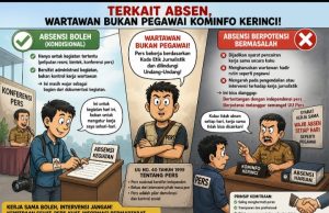 DisKominfo Kerinci Terapkan Absensi Online diLokasi Untuk Wartawan : Upaya Transparansi atau Pembatasan !!