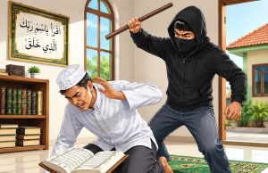 Sadis, Sachroni Dihantam Palu Saat Khusyuk Dengar Pengajian