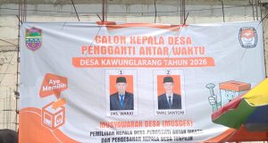 Musdes Pemilihan Kades PAW Desa Kawunglarang Digelar, Drs. Warjo dan Tanu Santoni Bersaing Rebut Dukungan Warga, Dihadiri Forkopimcam