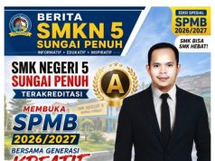SMKN 5 Sungai Penuh Resmi Buka SPMB TA.2026-2027 Dengan 6 Kejuruan