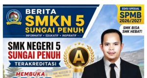 SMKN 5 Sungai Penuh Resmi Buka SPMB TA.2026-2027 Dengan 6 Kejuruan