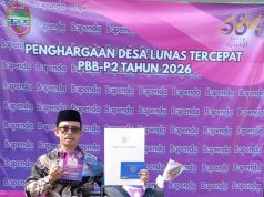 8 Tahun Menjabat Kepala Desa, H Didin Raih Penghargaan 8 Unit Motor Dari Bupati Ciamis