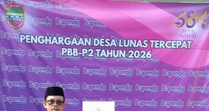 8 Tahun Menjabat Kepala Desa, H Didin Raih Penghargaan 8 Unit Motor Dari Bupati Ciamis