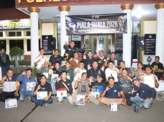 Wakapolda Jabar Nobar Piala Dunia Bersama Warga dan Insan Pers, Semarak Hari Bhayangkara ke-80 di Polres Cirebon Kota