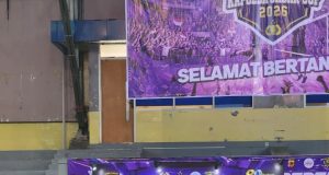 Smesh Keras Pada HUT Bhayangkara Ke-80, Polda Jabar Resmi Buka Turnamen Voli Antar Satker dan Satwil di GOR Trilomba Juang Bandung