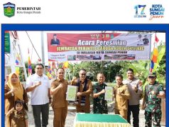 Jembatan Perintis Garuda Kodim 0417/Kerinci Diresmikan Wako Alfin, Wujudkan Asta Cita Presiden RI
