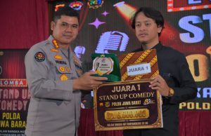 Gilang Indra Cakti Raih Juara Pertama Lomba Stand Up Comedy Polda Jabar