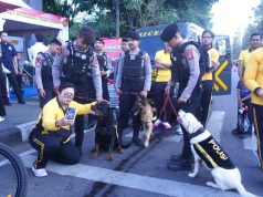 Polda Jabar Berikan Pelayanan Kesehatan Gratis kepada Masyarakat pada Kegiatan Car Free Day di Dago Cikapayang