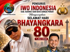 DPD IWOI Sungai Penuh-Kerinci Ucapkan Selamat Hari Bhayangkara ke-80, Apresiasi Pengabdian Polri Untuk Masyarakat