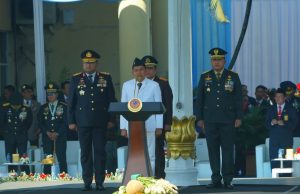 Dedi Mulyadi Bacakan Amanat Presiden Prabowo pada Upacara Hari Bhayangkara ke-80 di Polda Jabar
