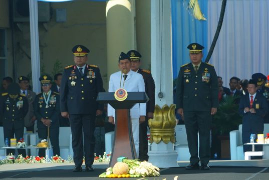 Dedi Mulyadi Bacakan Amanat Presiden Prabowo pada Upacara Hari Bhayangkara ke-80 di Polda Jabar