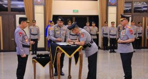 Kapolri Lantik Irjen Wibowo sebagai Kakorlantas Polri