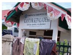 Miris !! Kantor Kepala Desa Diduga Beralih Fungsi Jadi Tempat Jemuran Pakaian Warga