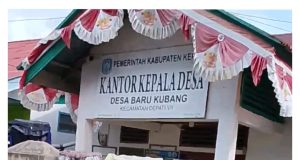 Miris !! Kantor Kepala Desa Diduga Beralih Fungsi Jadi Tempat Jemuran Pakaian Warga