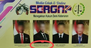 Publikasi Struktur Redaksi Media Cetak & Online Sergap News Cantumkan Gelar “DR.(HC)”, Muncul Indikasi Gelar Tidak Dilengkapi Sesuai UU Sisdiknas”