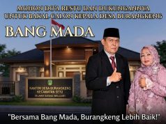 BERKOMITMEN MEWUJUDKAN BURANGKENG YANG MAJU DAN BERKUALITAS