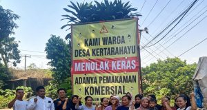 Diduga Merasa Dikecoh, Warga Desa Kertarahayu Menolak Keras Pembangunan Pemakaman Komersial AS-Salam Memorial Garden