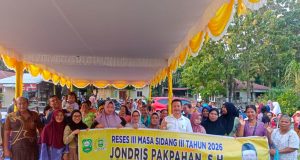 Reses Sidang ke III Jondris Pakpahan Anggota DPRD Siak Fraksi Golkar, Warga Keluhkan Lampu Jalan