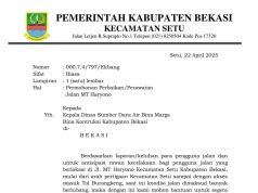 Respon Aduan Masyarakat Terkait Kerusakan Jalan MT Haryono,