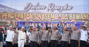 Polri Tanam Serentak Bawang Putih di 14 Daerah di Jabar