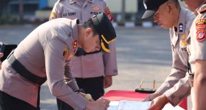 Kapolres Garut Pimpin Sertijab Sejumlah Pejabat, Tekankan Kinerja dan Integritas