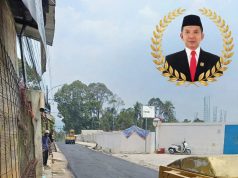Ruas Jalan Angkrong Akhirnya Diaspal,Warga Ucapkan Terimakasih