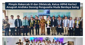 Pimpin Rakercab III dan Diklatcab, Ketua HIPMI Kerinci Anugrah Andiska Dorong Pengusaha Muda Berdaya Saing