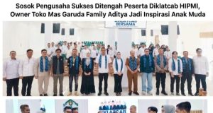 Sosok Pengusaha Sukses Ditengah Peserta Diklatcab HIPMI, Owner Toko Mas Garuda Family Aditya Jadi Inspirasi Anak Muda