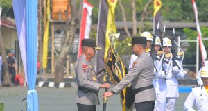 Polda Jabar Gelar Upacara Serah Pataka “Ganda Wibawa Cakti”, Simbol Kehormatan dan Kesinambungan Kepemimpinan