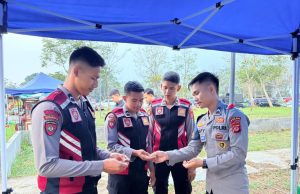 Bidokkes Polda Jabar Periksa Kesehatan Personel Ops Antik Lodaya, Pastikan Kesiapan Bertugas